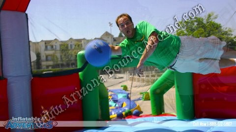Inflatable sports games for sports parties Denver Colorado